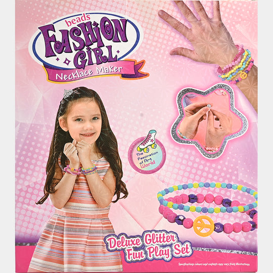 Fashion Girl – Deluxe Glitter Fun Beads Play Set