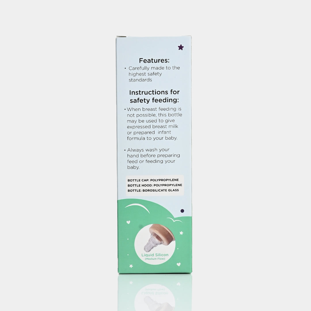 Giggles Glass Feeding Bottle | 120ml