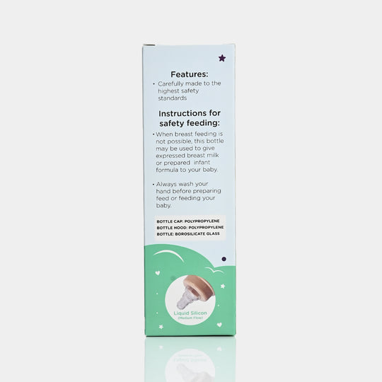 Giggles Glass Feeding Bottle | 120ml