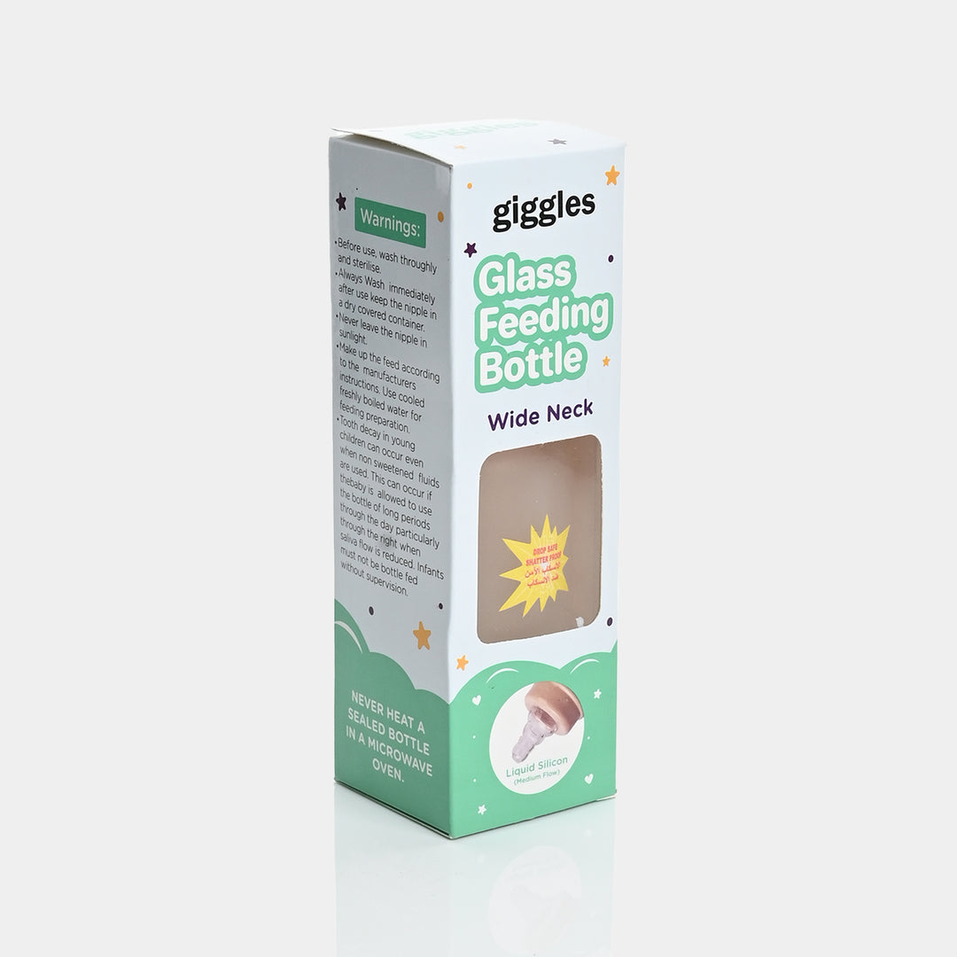 Giggles Glass Feeding Bottle | 120ml