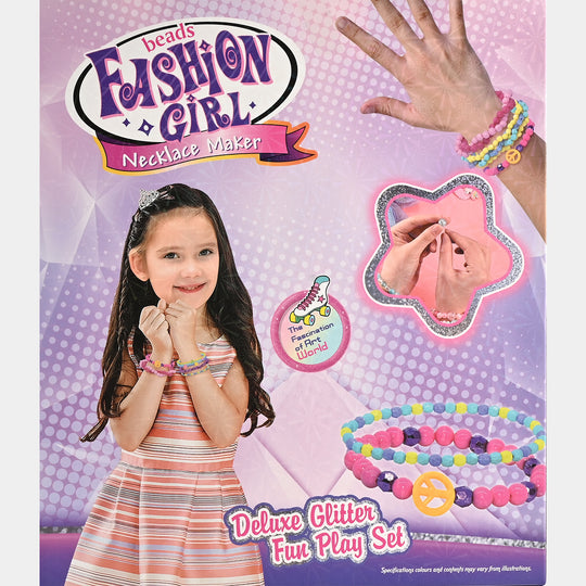 Fashion Girl – Deluxe Glitter Fun Beads Play Set