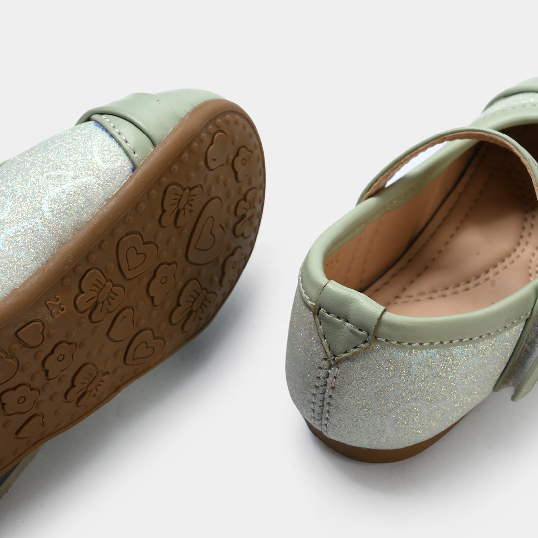 Girls Pumps BS-013-Sea Green