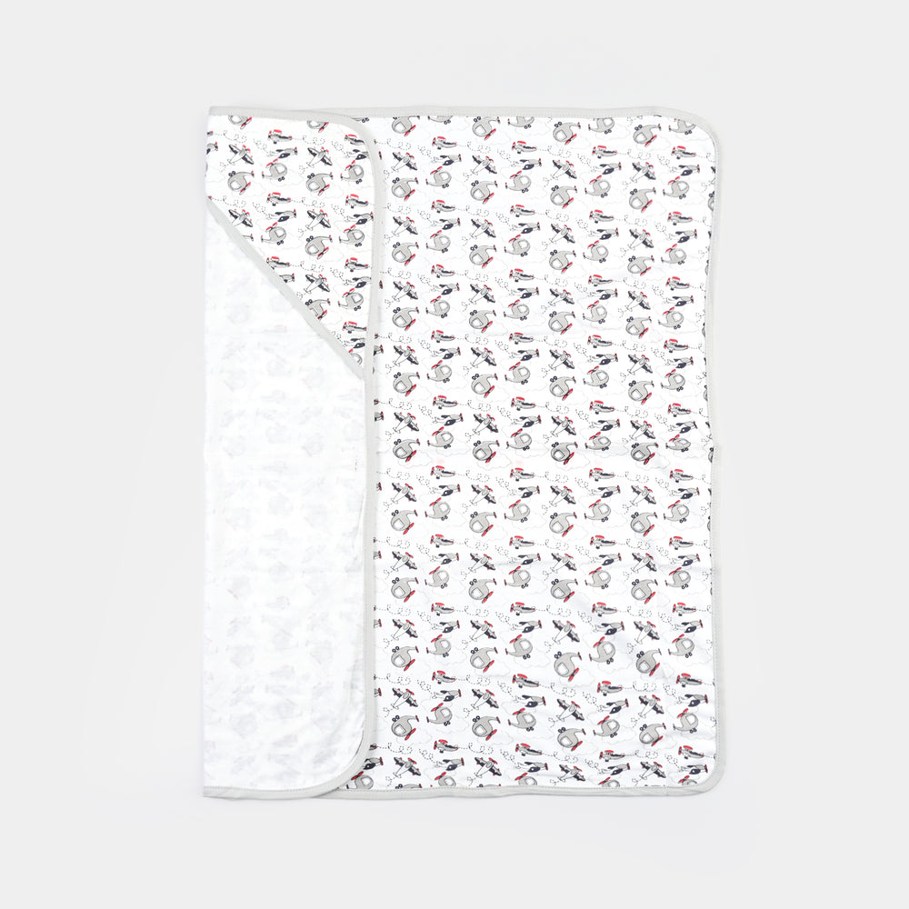 Baby Printed Wrapping Sheet Helicopter