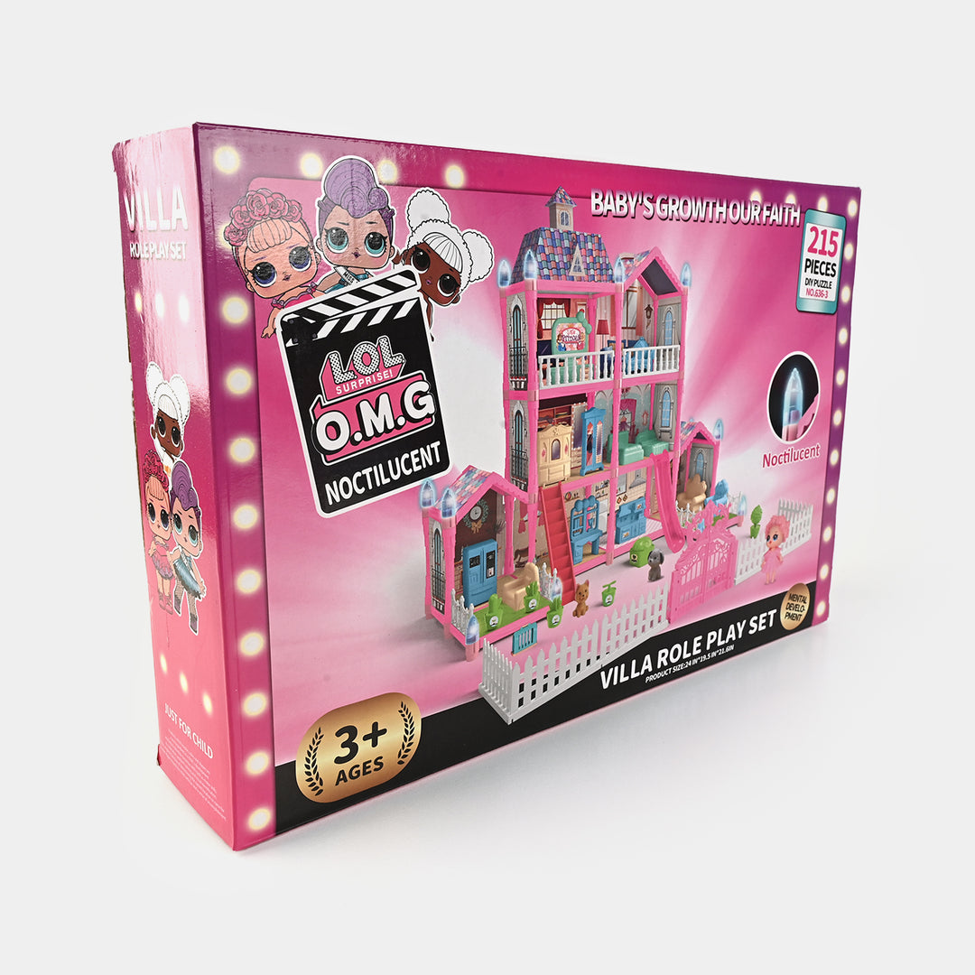 DIY LOL DOLLHOUSE VILLA SET