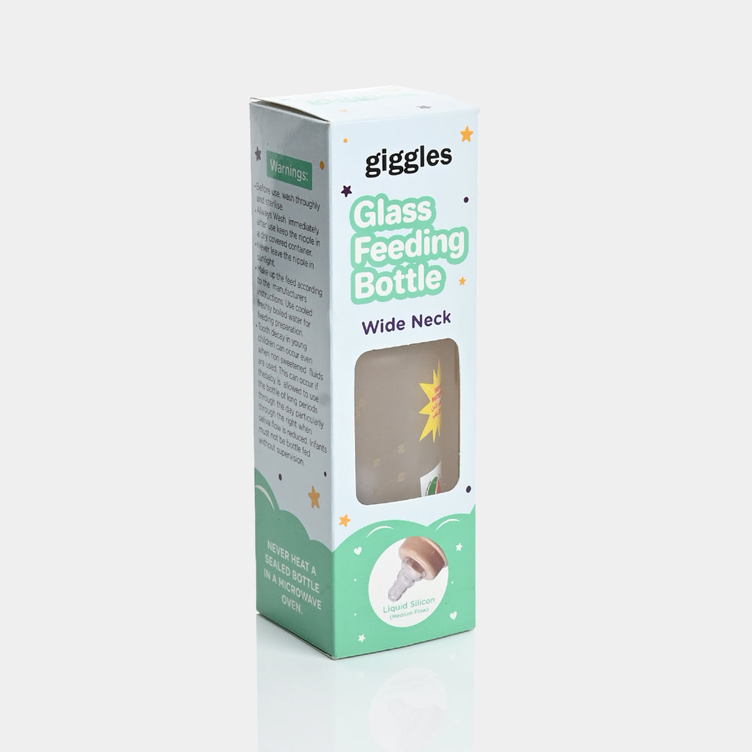 Giggles Glass Feeding Bottle | 120ml
