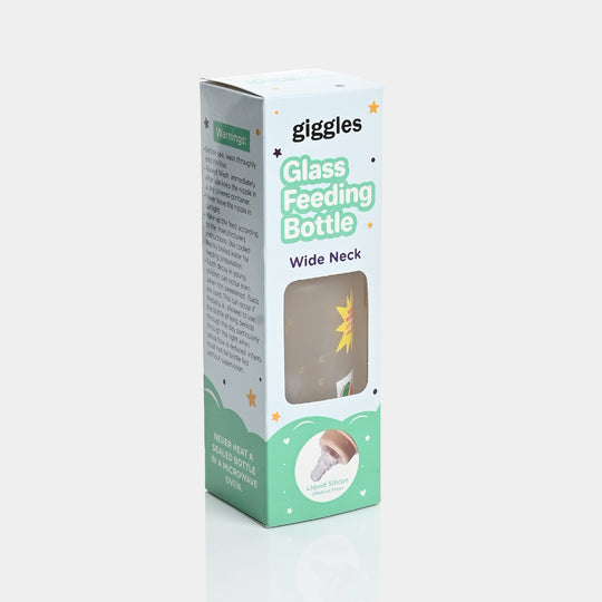 Giggles Glass Feeding Bottle | 120ml