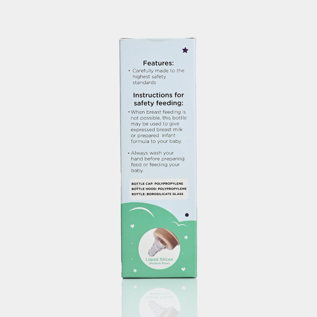 Giggles Glass Feeding Bottle | 120ml