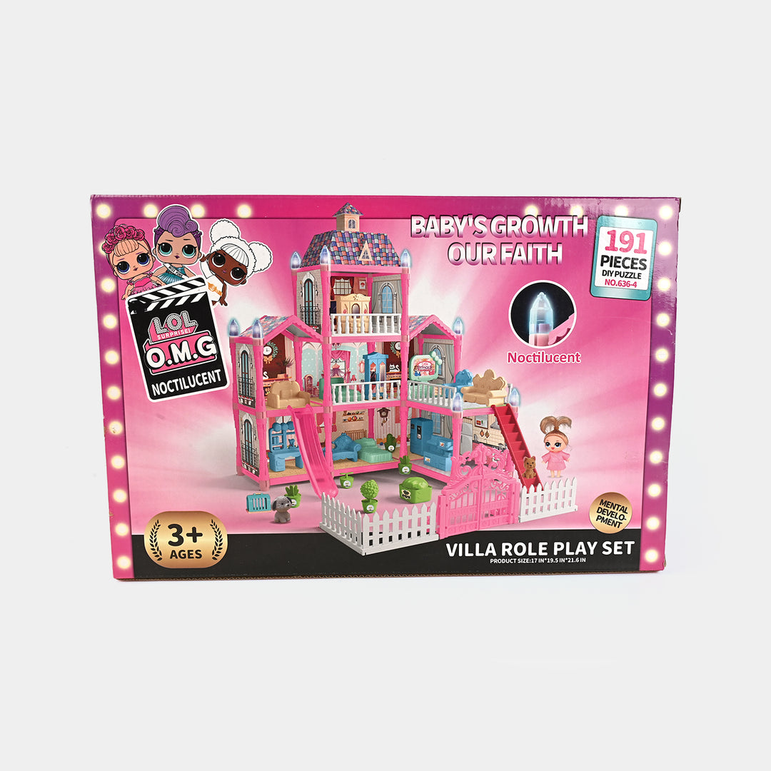 DIY LOL DOLLHOUSE VILLA SET