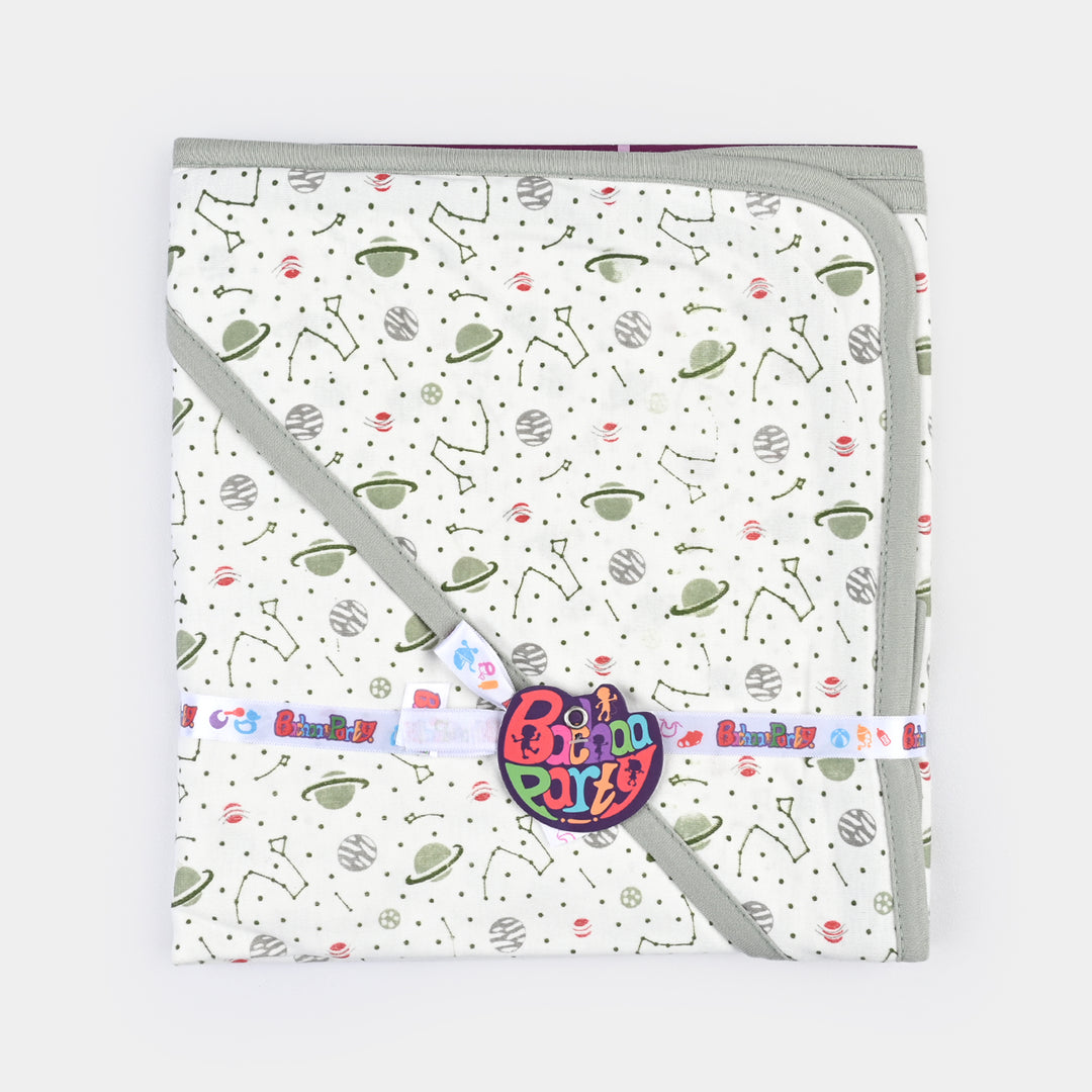 Baby Printed Wrapping Sheet Moon