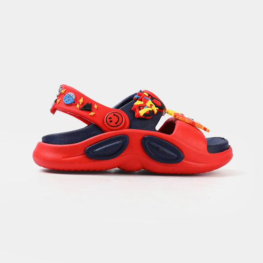 Boys Clogs ER-0338-Red.Navy