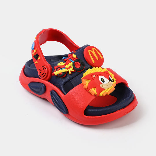 Boys Clogs ER-0338-Red.Navy