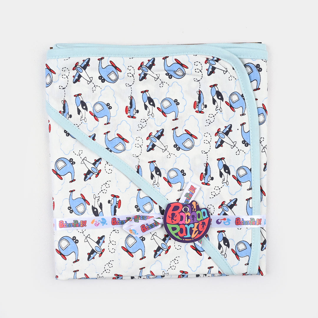 Baby Printed Wrapping Sheet Helicopter