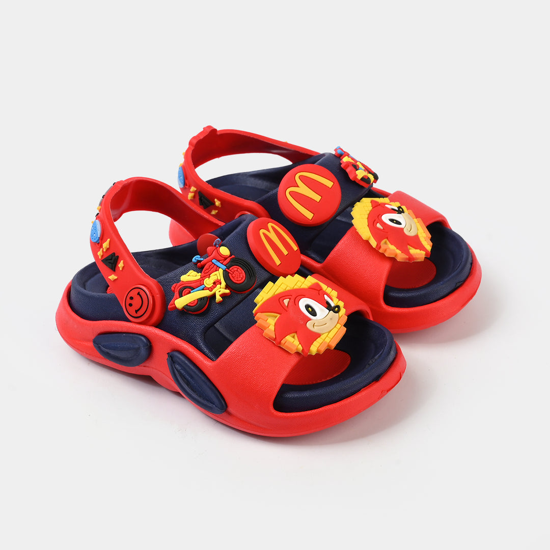 Boys Clogs ER-0338-Red.Navy