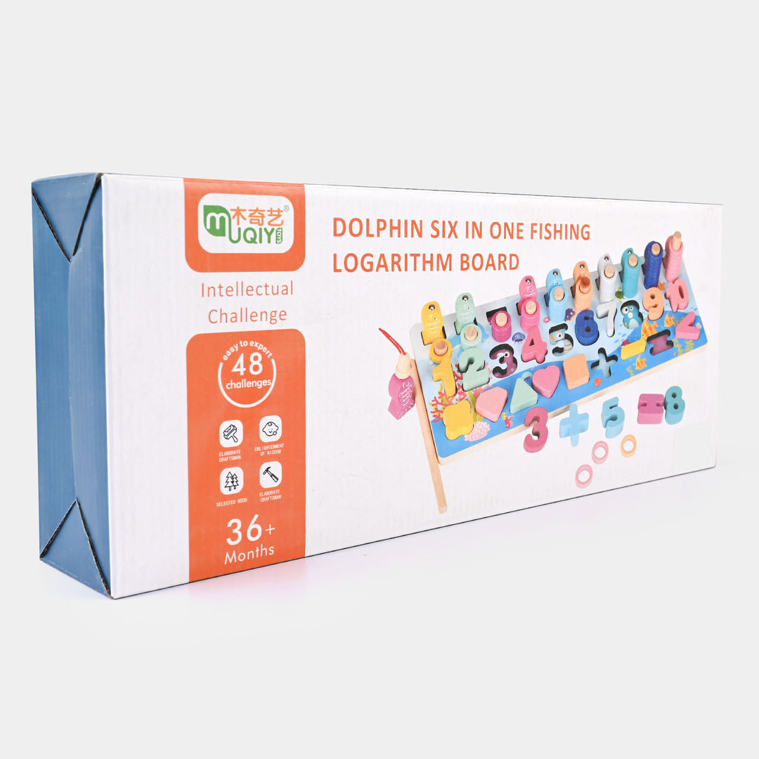 Dolphin 6in1 Fishing Logarithm Board Game