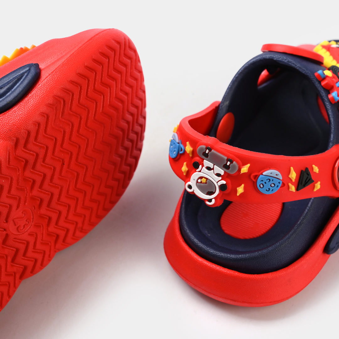 Boys Clogs ER-0338-Red.Navy