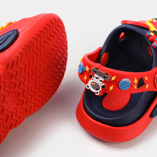 Boys Clogs ER-0338-Red.Navy