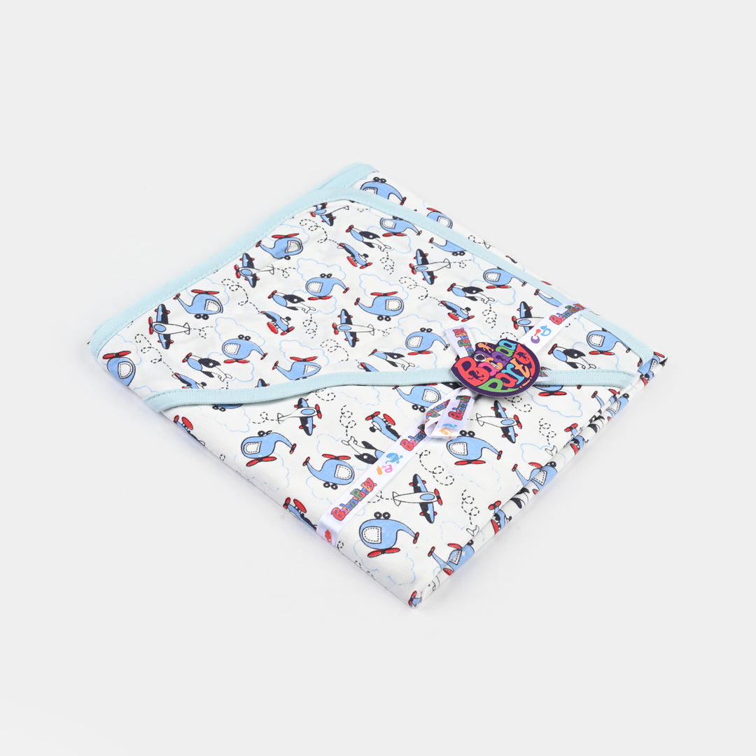 Baby Printed Wrapping Sheet Helicopter