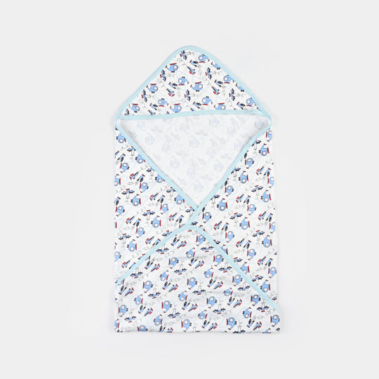 Baby Printed Wrapping Sheet Helicopter