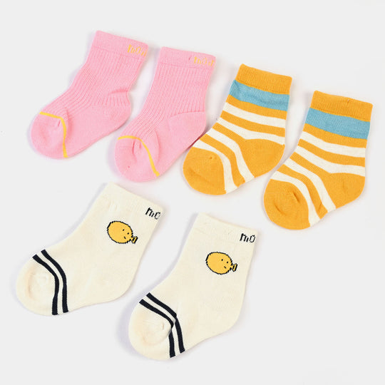 INFANT BABY 3 PAIR SOCKS | 6-12M