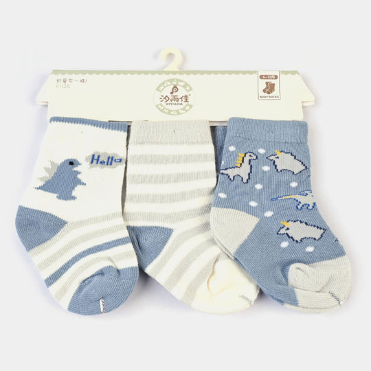 INFANT BABY 3 PAIR SOCKS | 6-12M