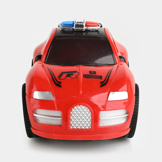 3D Police Car Toy with Light & Sound