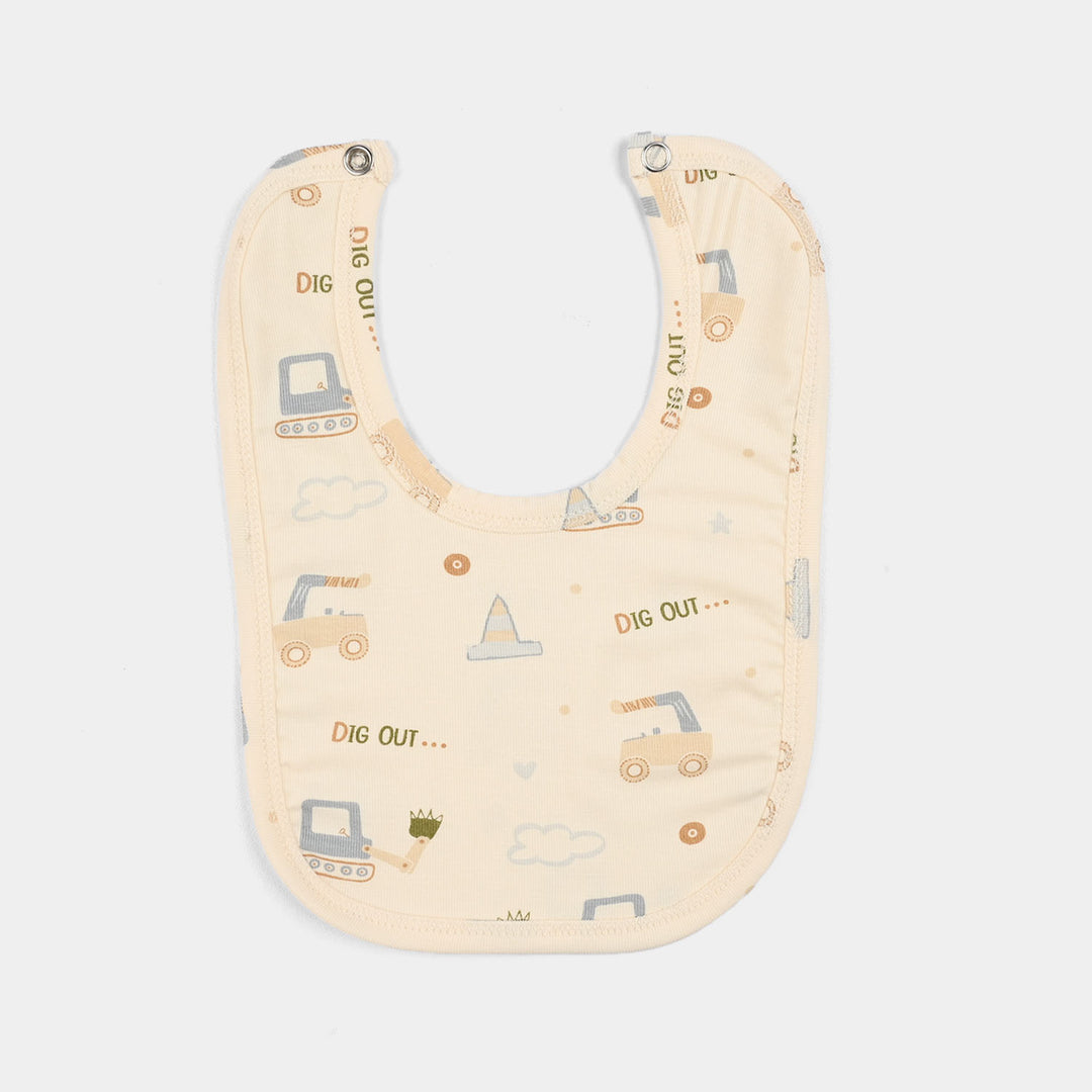 Infant Boys Bamboo Viscose Set (Romper + Bib) - Multi