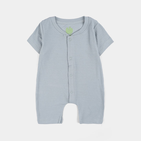 Infant Boys Bamboo Viscose Set (Romper + Bib) - Multi