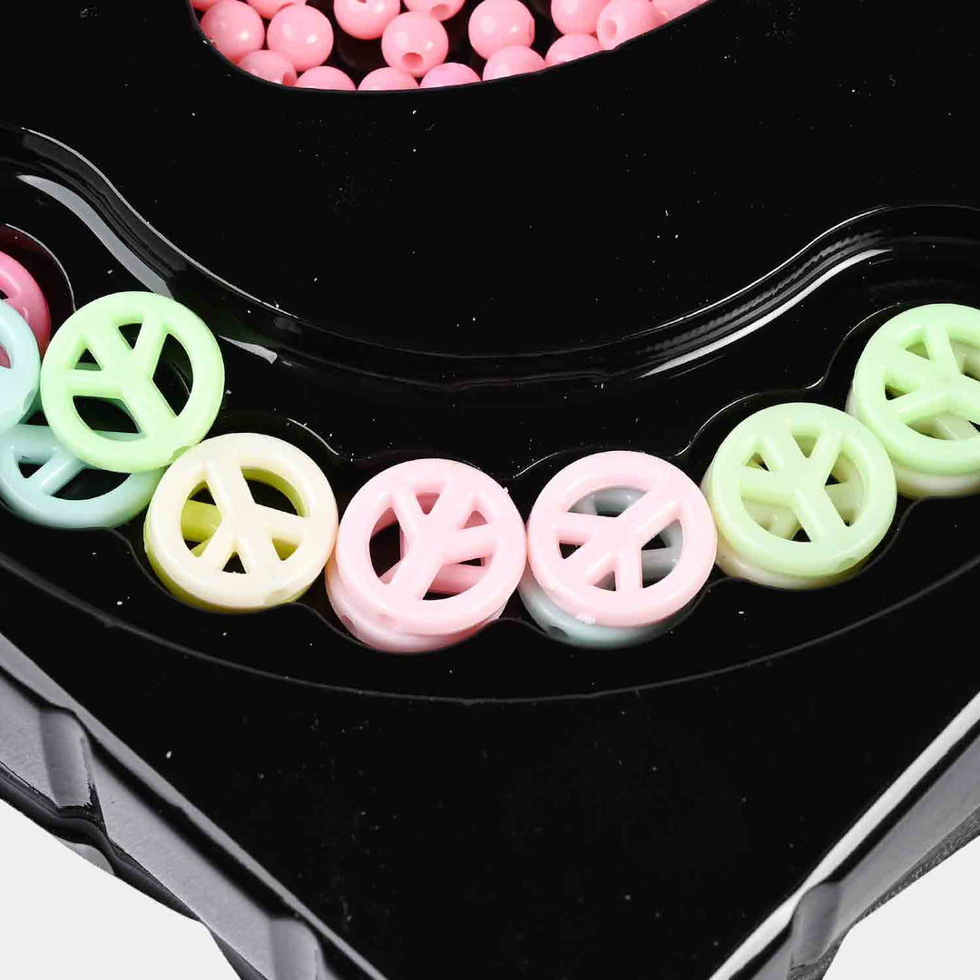 Fashion Girl Deluxe Glitter Beads Play Set | Create Your Own Jewelry