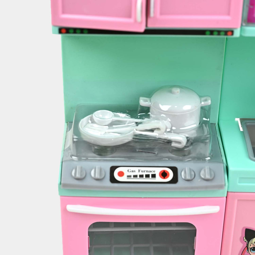 Little Cooking Kitchen Set Design For Kids