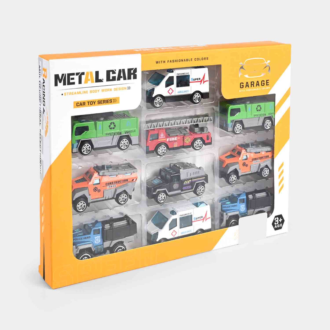 Metal Die-Cast Mini Monster Trucks Collection | 10Pcs