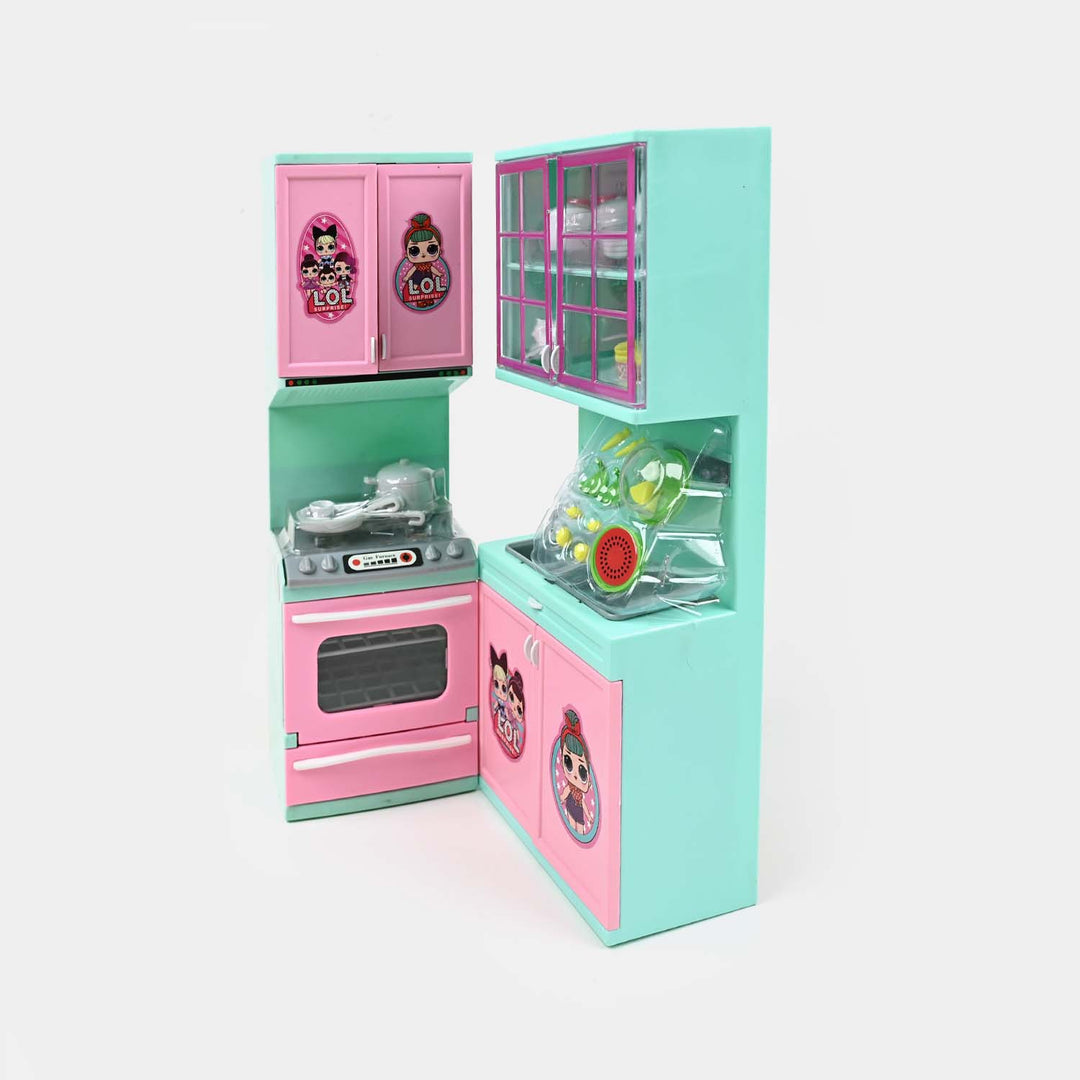 Little Cooking Kitchen Set Design For Kids