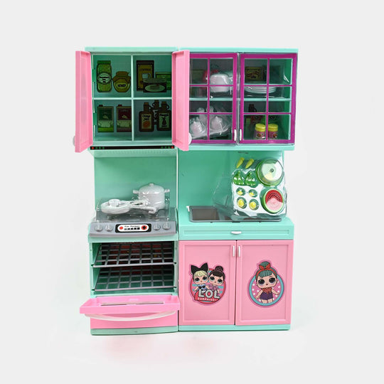 Little Cooking Kitchen Set Design For Kids