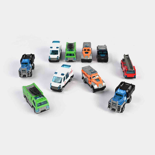 Metal Die-Cast Mini Monster Trucks Collection | 10Pcs