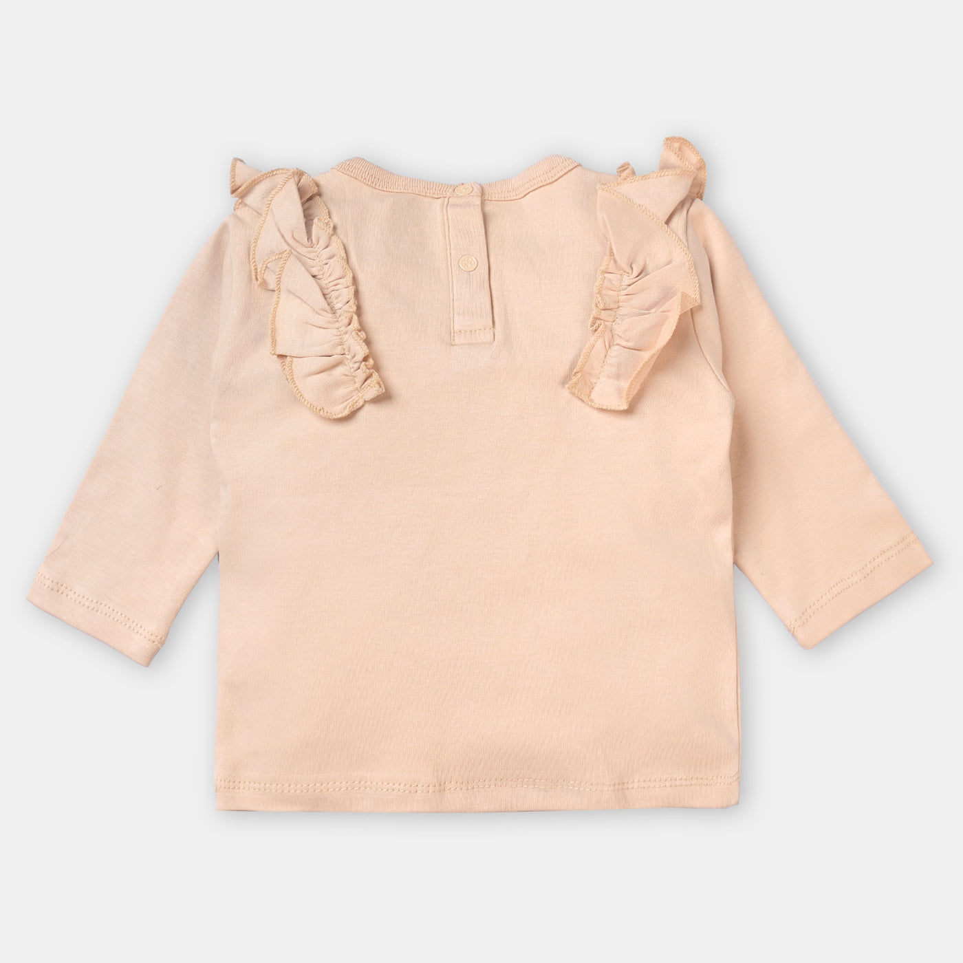 Infant Girls Cotton 2PCs Suit Mummy's Girl-Semolina