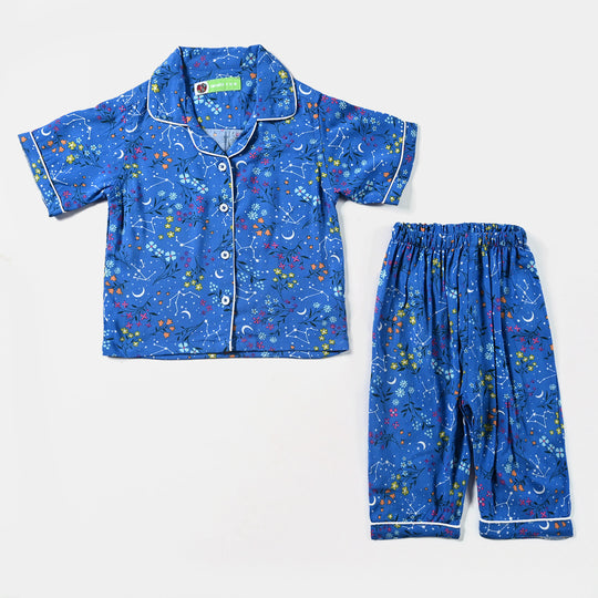 Infant Girls Woven Night Suit Little Flower