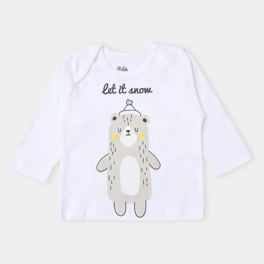 Infant Boys Cotton 3PCs Set- Bear