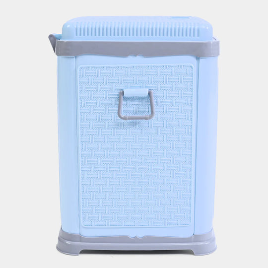 Durable Plastic Laundry Basket | Blue