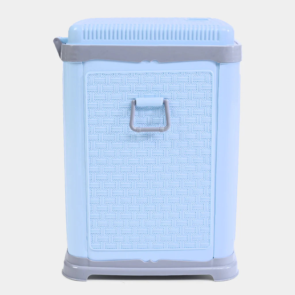 Durable Plastic Laundry Basket | Blue