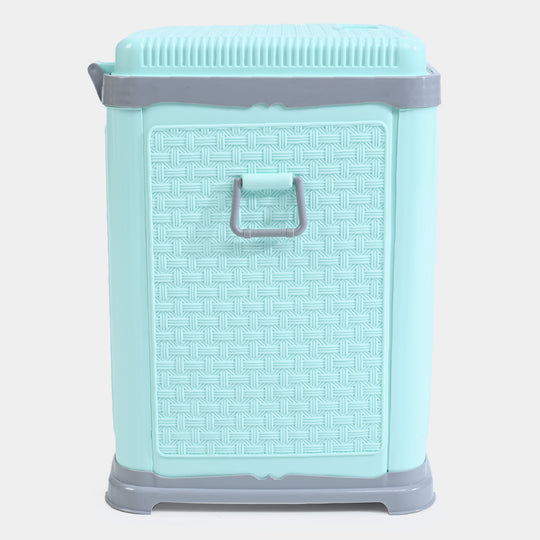 Durable Plastic Laundry Basket | Green