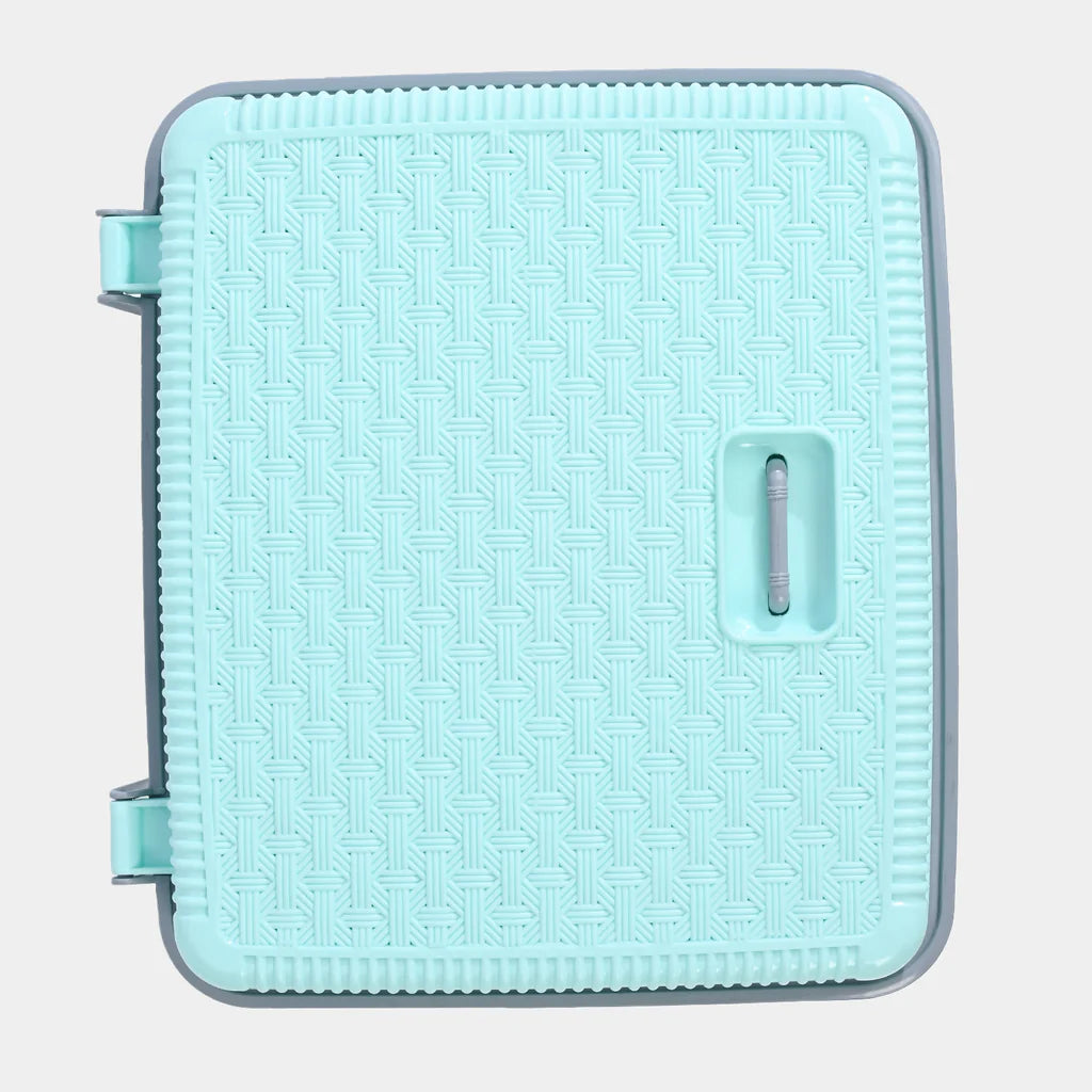 Durable Plastic Laundry Basket | Green