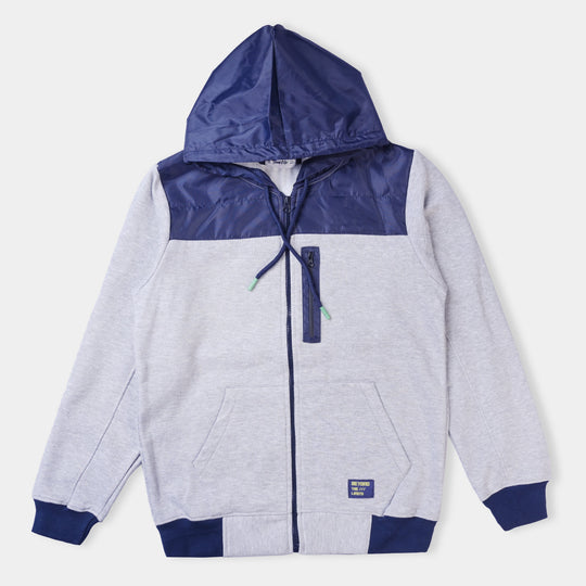 Teens Boys Fleece Jacket Beyond-H.Grey