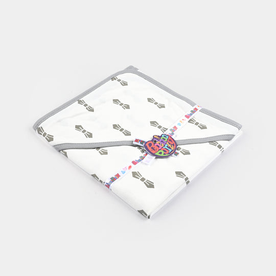 Baby Printed Wrapping Sheet Bow