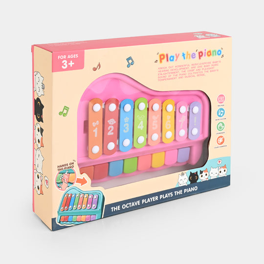 2 in 1 Piano & Eight Tone Xylophone