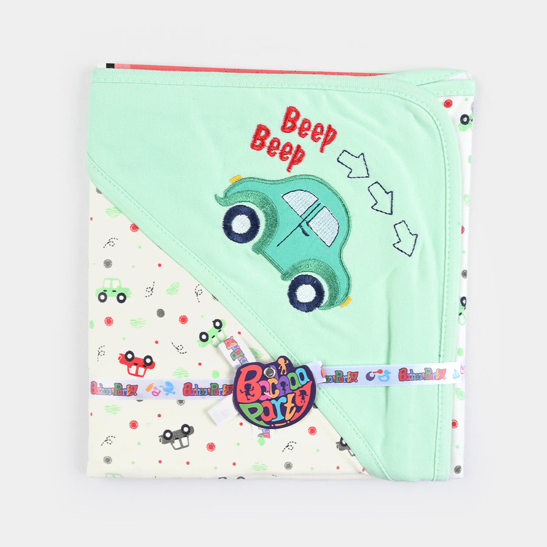 Baby Printed Wrapping Sheet Small Car