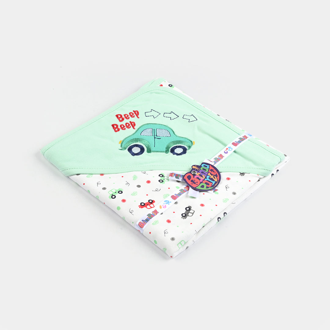 Baby Printed Wrapping Sheet Small Car