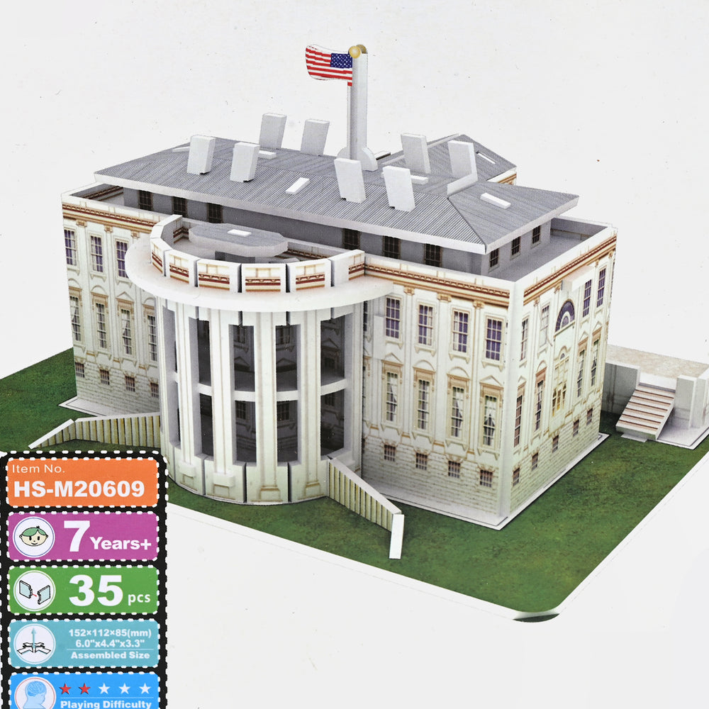 3D Puzzle Games – Mini Building Puzzle Play Set 35PCs