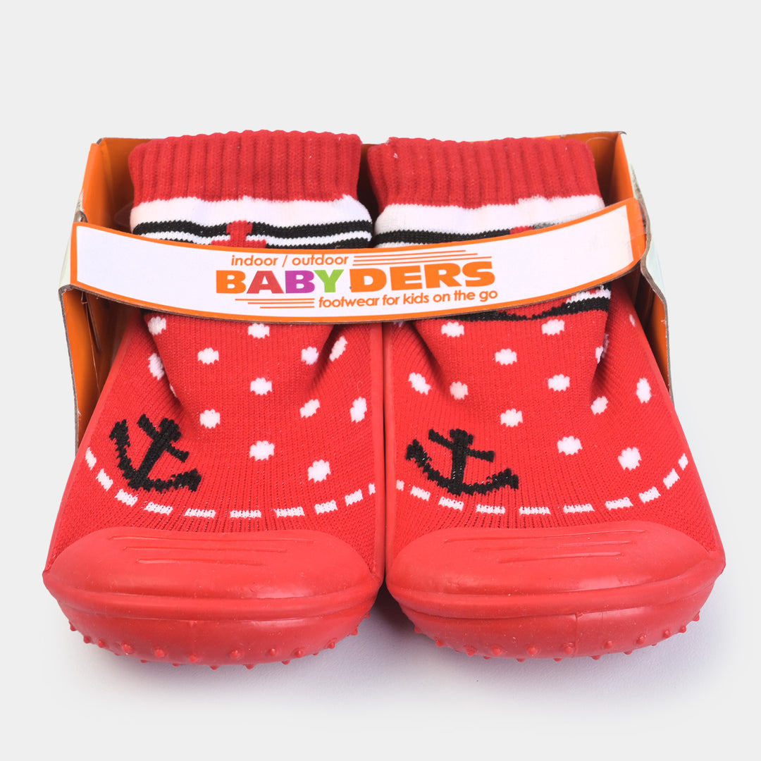 Infant Soft Rubber Skidder Footwear