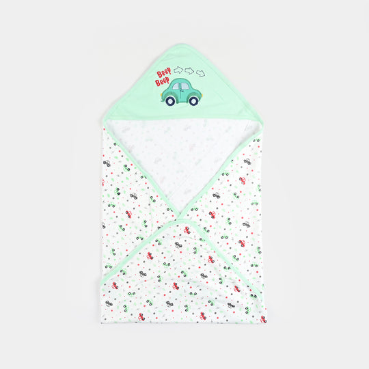 Baby Printed Wrapping Sheet Small Car