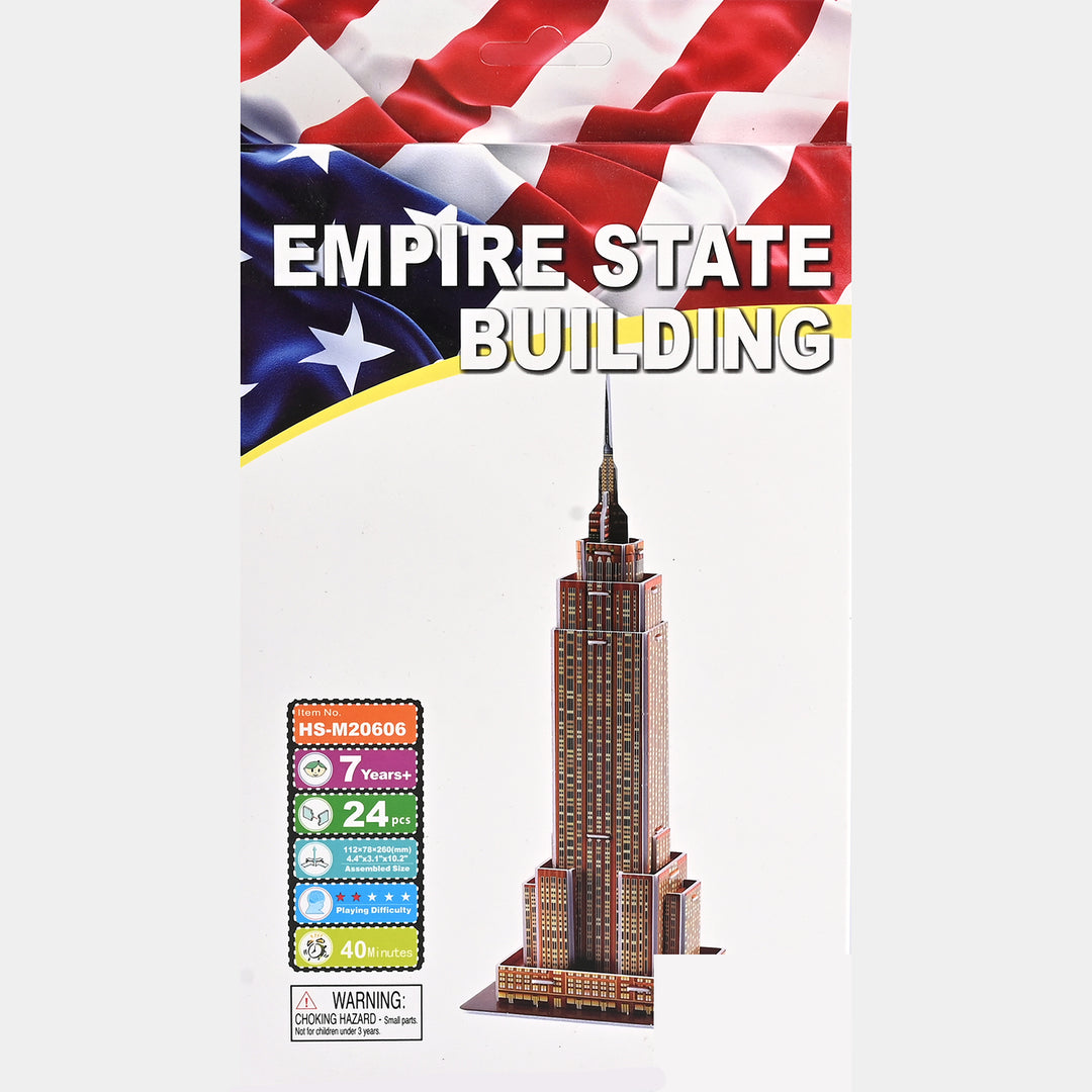 DIY 3D Puzzle Empire State Building 24 Pcs Set