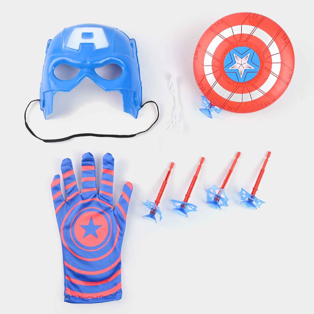 Character Shield Launcher With Mask Set For Kids